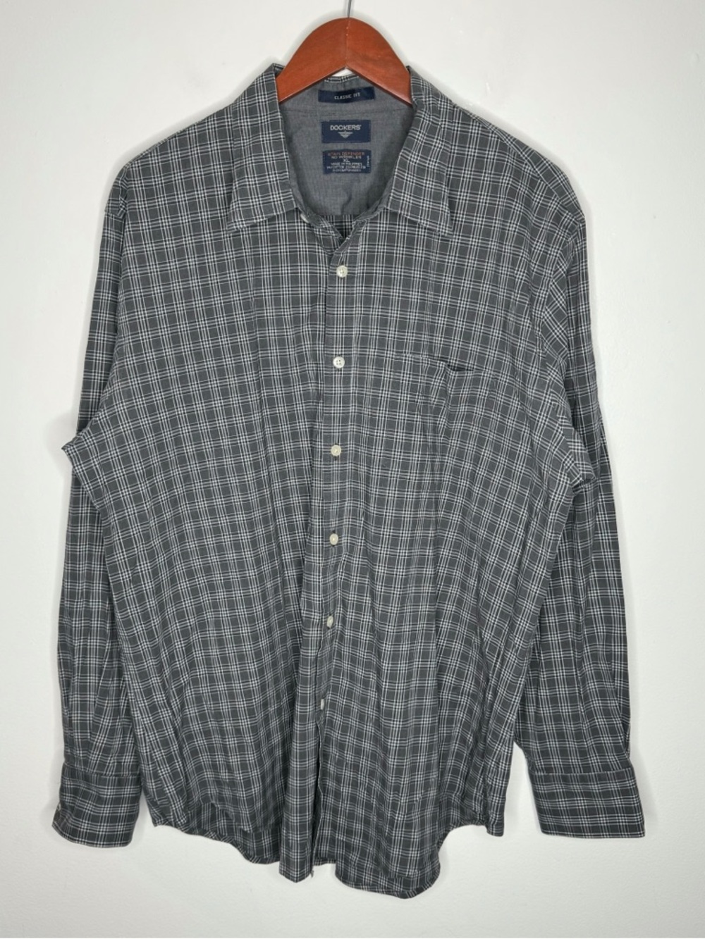 Dockers Classic Fit Stain Defender‎ No Wrinkles Dress Shirt